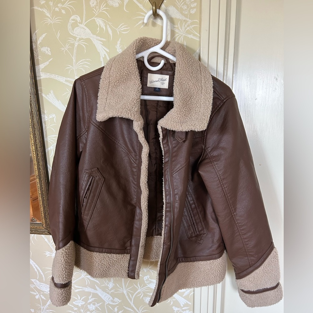 Universal Thread Women's Sherpa Moto Jacket